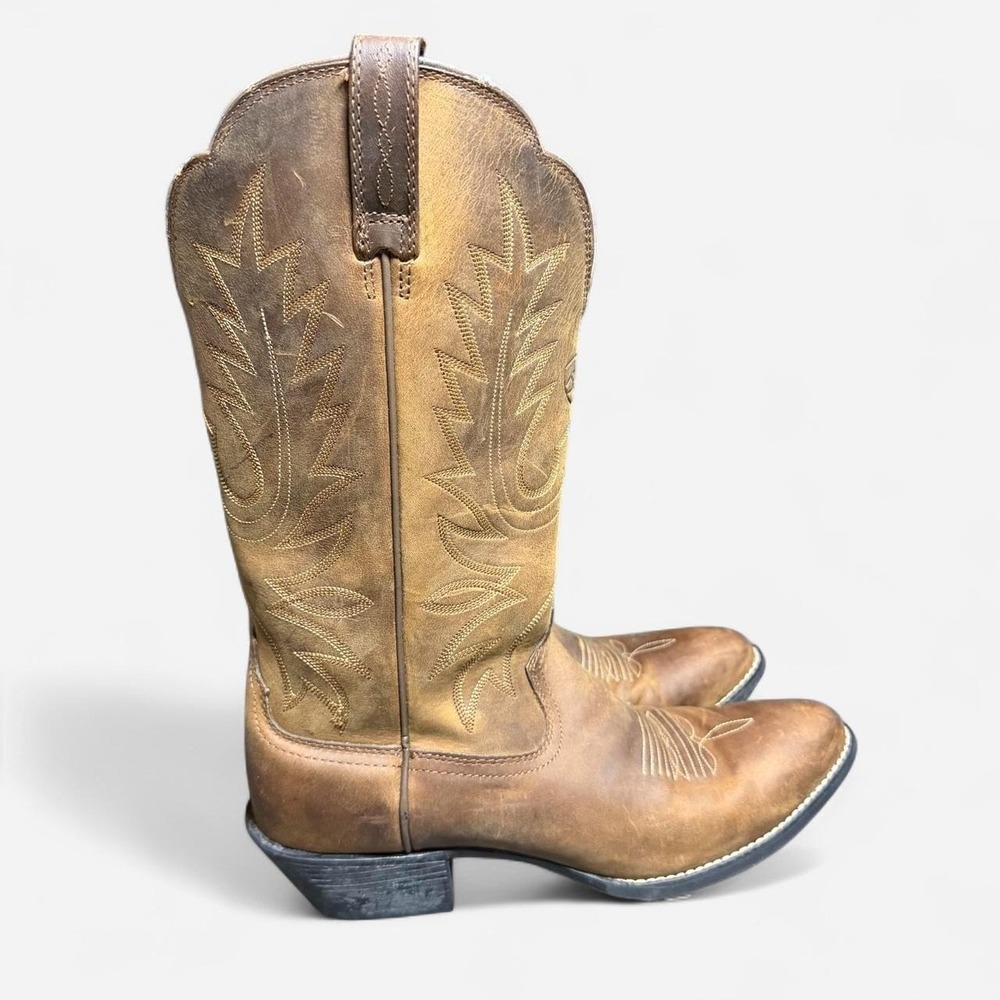 Ariat Brown Leather Heritage Women's Western Boots Cowgirl Size 8.5 B